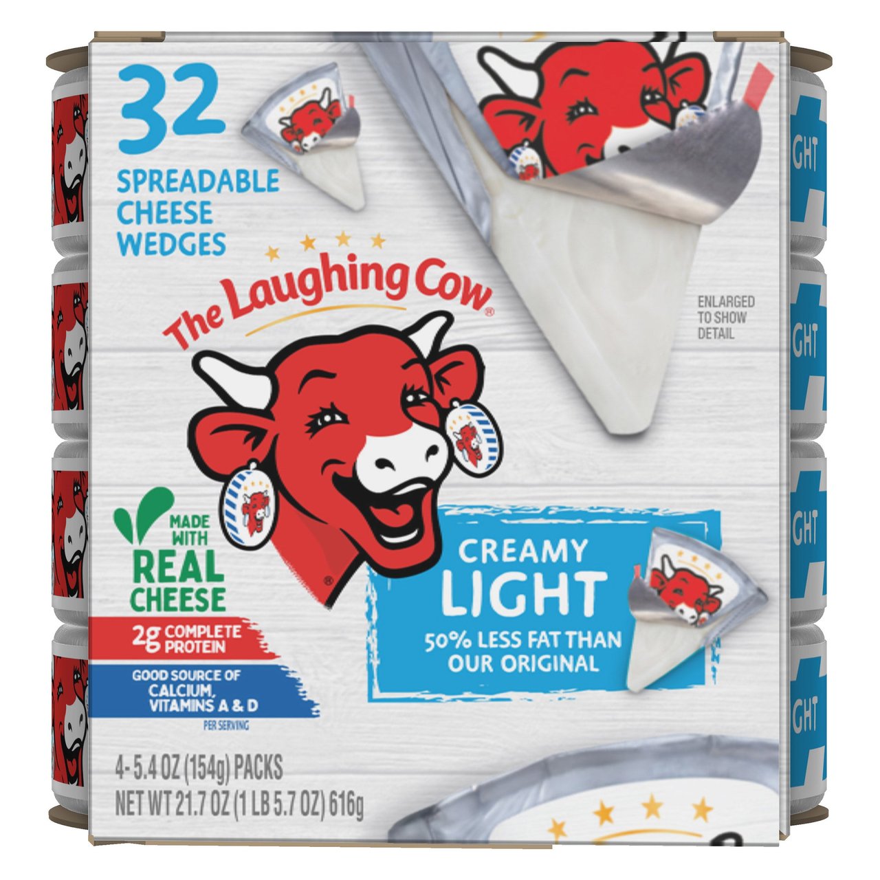 Laughing Cow Light Wedges, 21.7 oz - Image 1