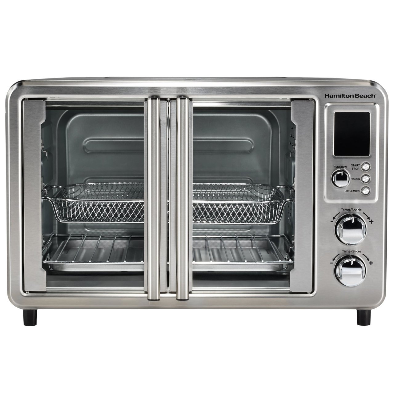 Hamilton Beach 14-in-1 Dual-Level Air Fryer Oven with French Doors