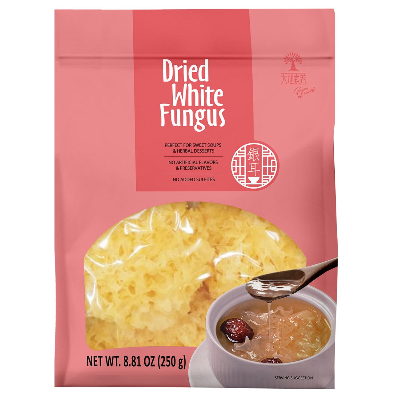 GRACE OF EARTH WHITE FUNGUS 8.81 OZ - Image 1