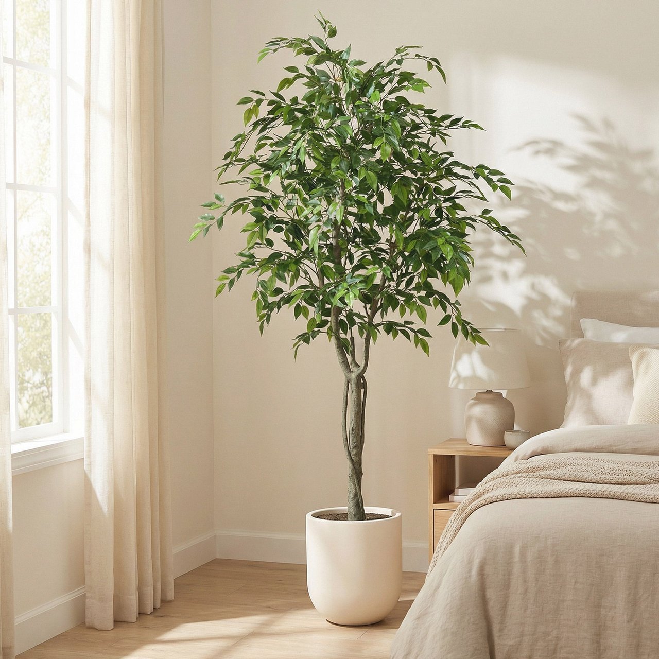 FAUX 6.5' FICUS TREE - Image 1