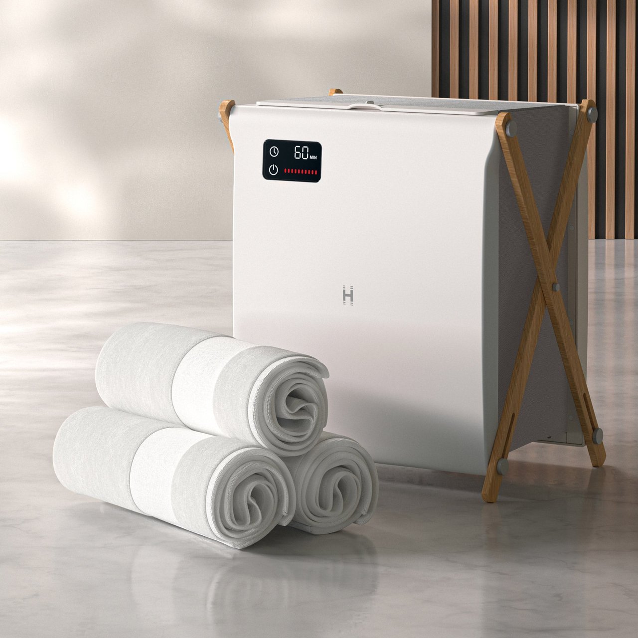 HoMedics Collapsible Towel Warmer - Image 1