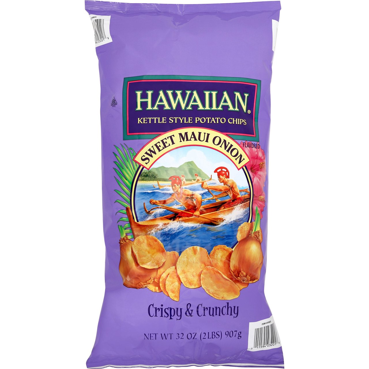 Tim's Cascade Hawaiian Sweet Maui Onion Kettle Style Potato Chips, 32 oz - Image 1