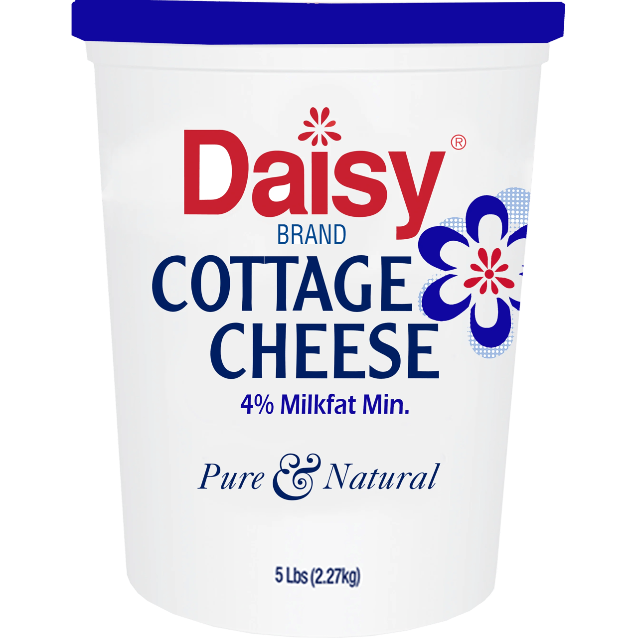 Daisy 4% Cottage Cheese, Pure and Natural, 5 lbs