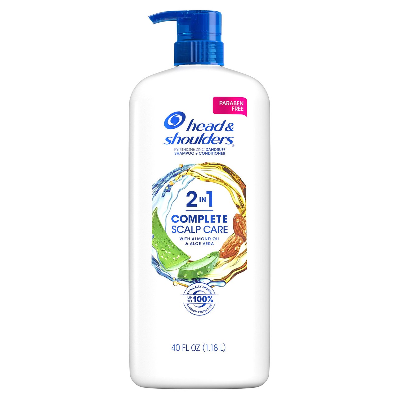 Head & Shoulders 2-in-1 Complete Scalp Care Aloe & Almond Oil - Image 1