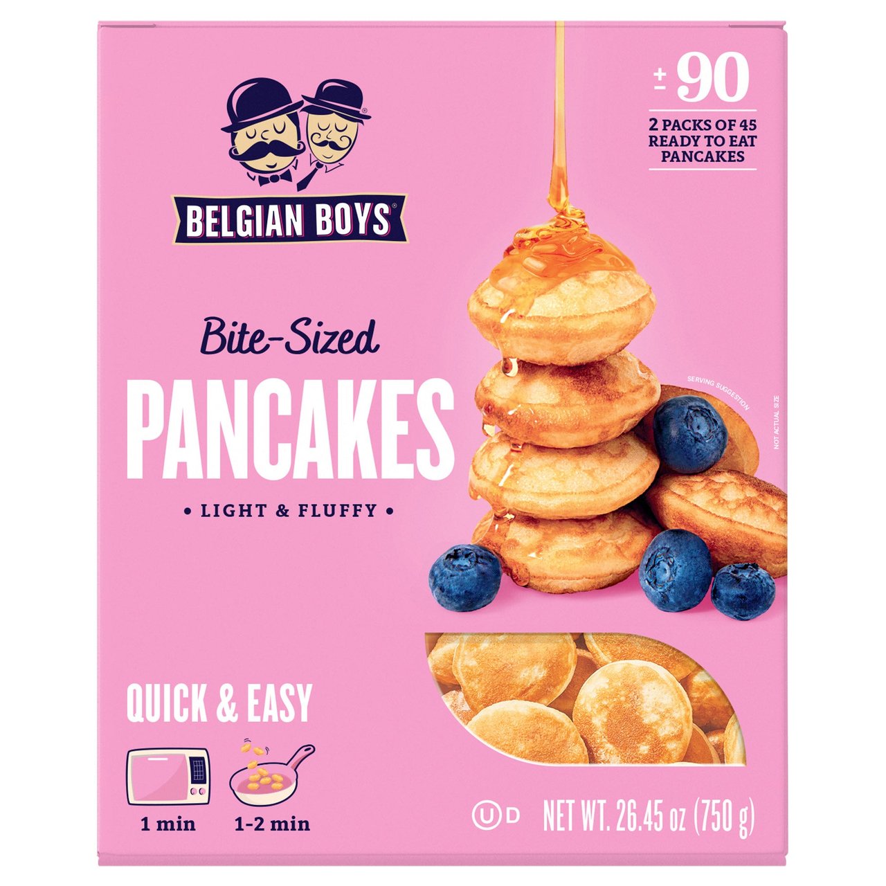 Belgian Boys Mini Pancakes 26.45 Ounce Package
