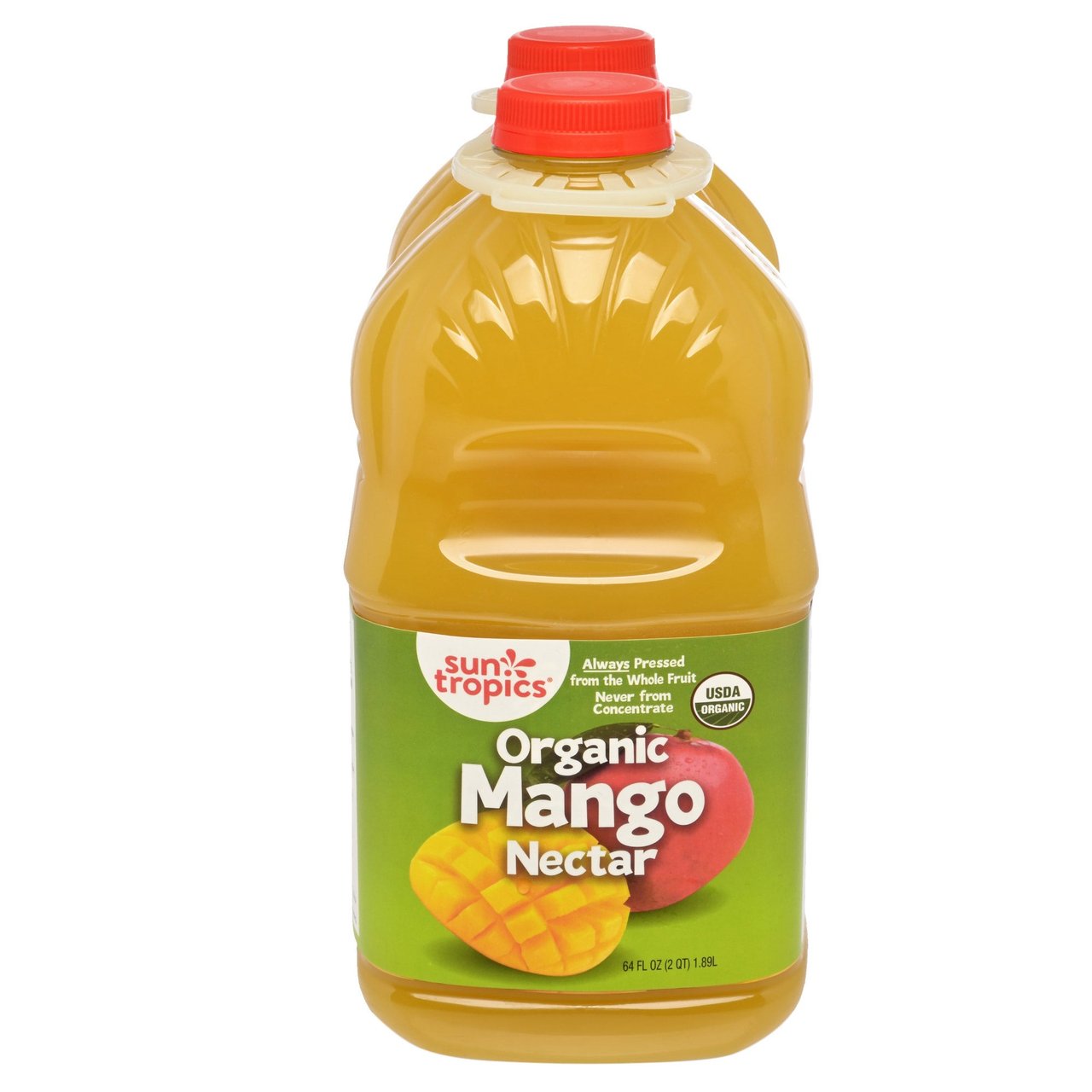 Organic Sun Tropics Mango Nectar, 2-Pack, 64 Ounces Each