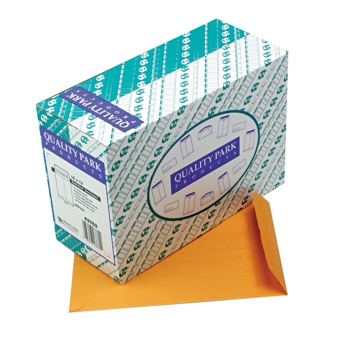Quality Park Redi-Seal Catalog Envelope, 10x13, 28 lb, Kraft, 250-Count