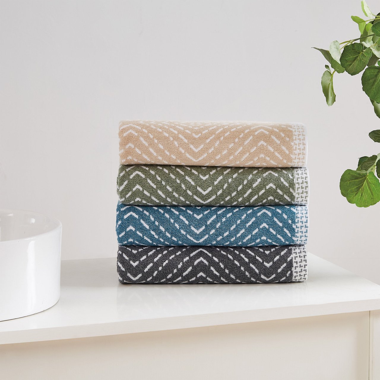 Bellora Hayley Bath Towel, 2-Pack, Assorted Colors - Image 1