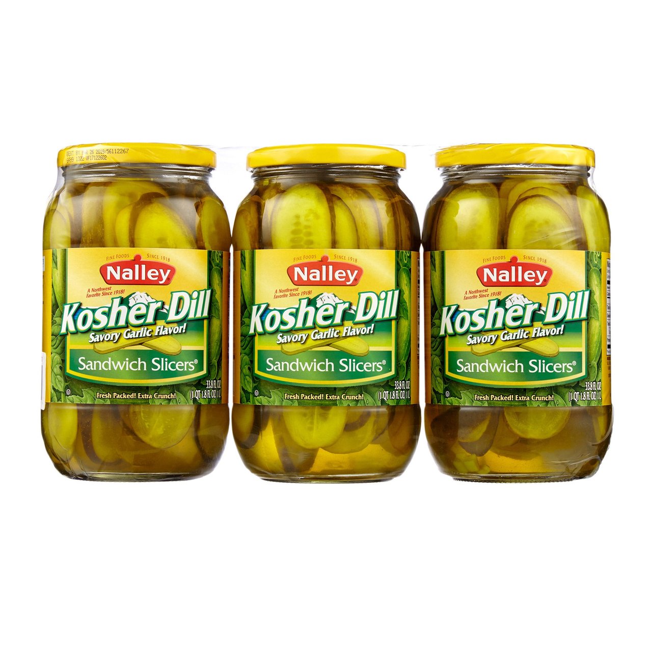 Nalley Spicy Petite Pickles, 2 x 33.8 oz - Image 1