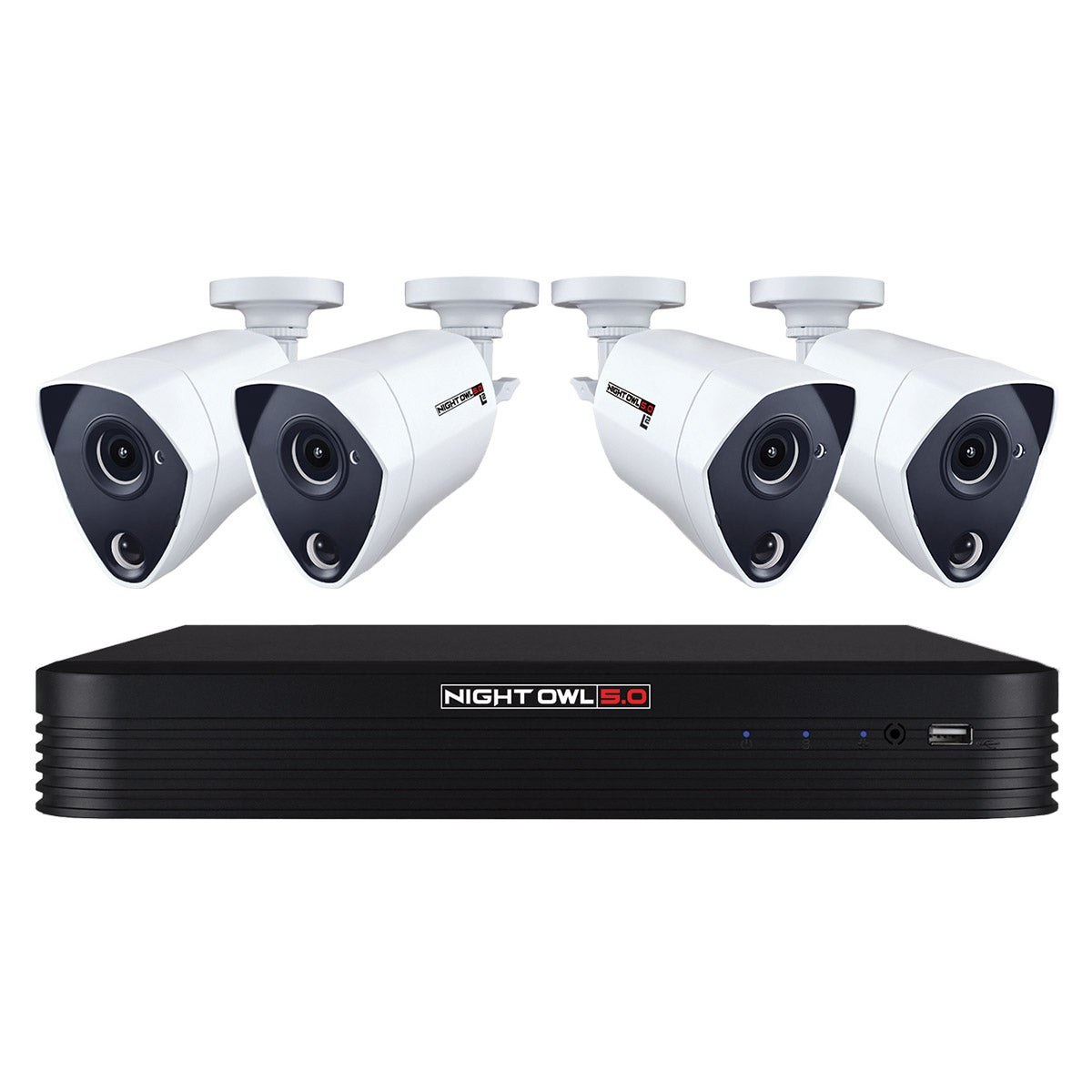 NIGHT OWL HD 5MP SECURITY SYSTEM 8 CHANNEL / 4 CAMERAS - Image 1