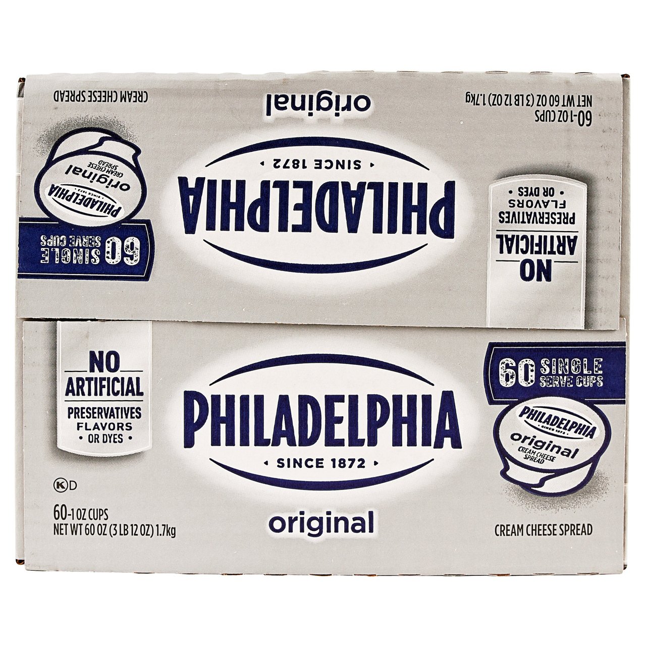 Philadelphia Cream Cheese 60/1 oz (3.75 lbs) - Image 1