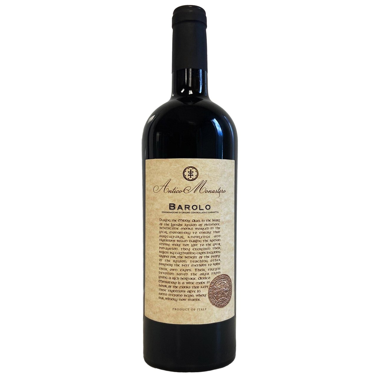 Antico Monastero Barolo Italy 750mL - Image 1