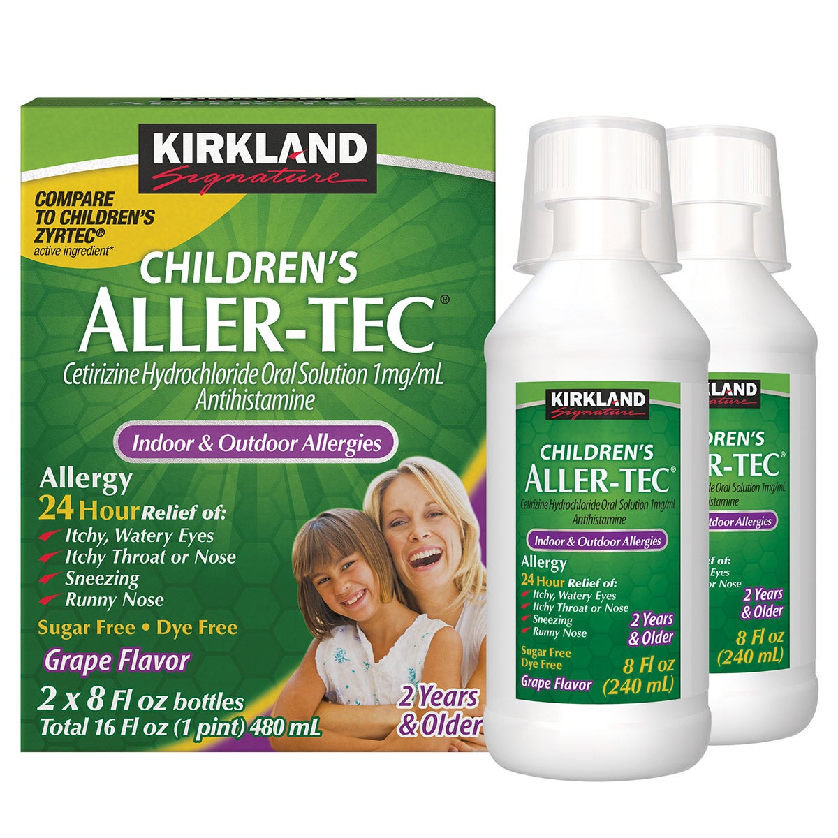 Kirkland Signature Children's Aller-Tec 2 x 8 Ounce - Image 1