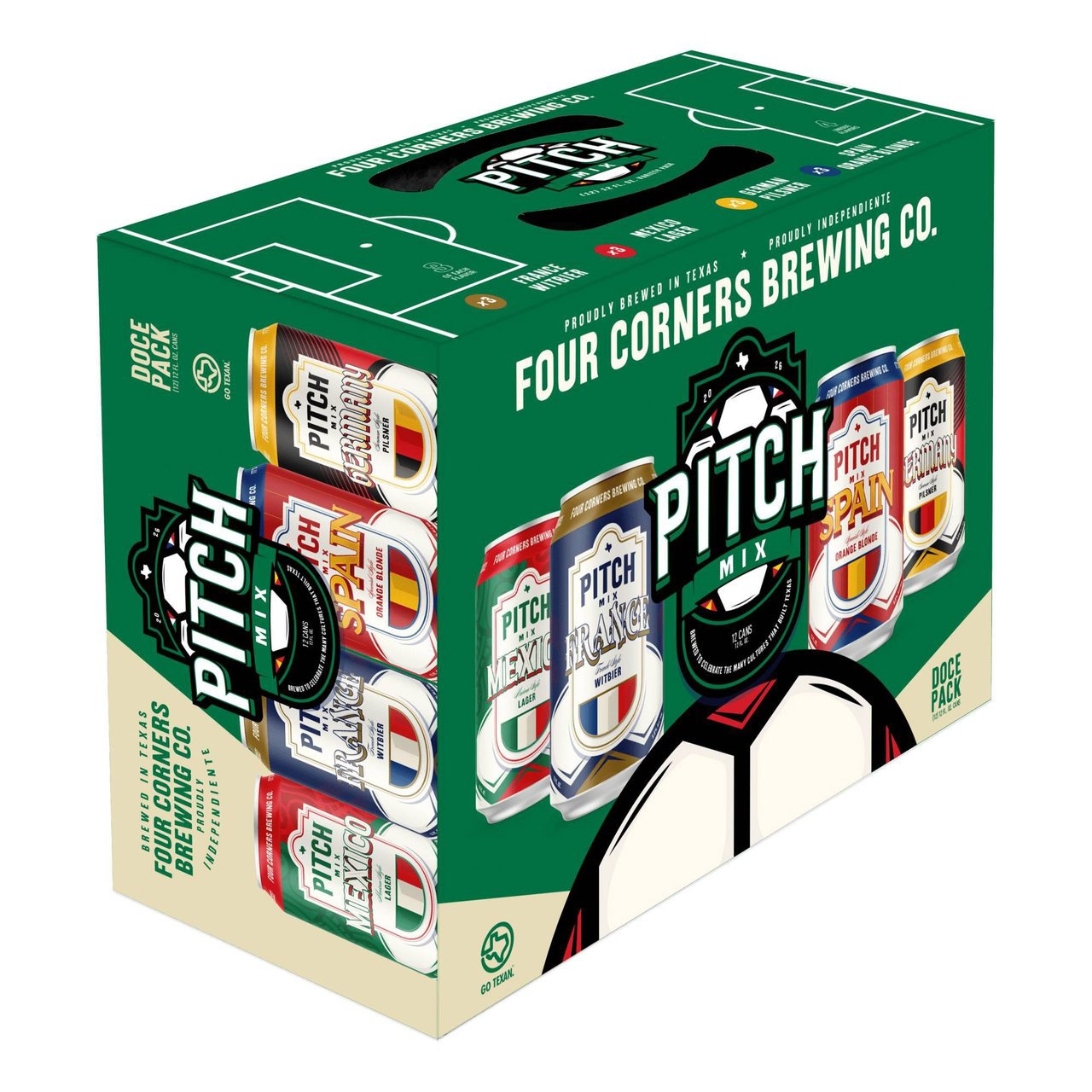 Four Corners Brewing Pitch Mix Variety 12-Pack 12 oz Cans
