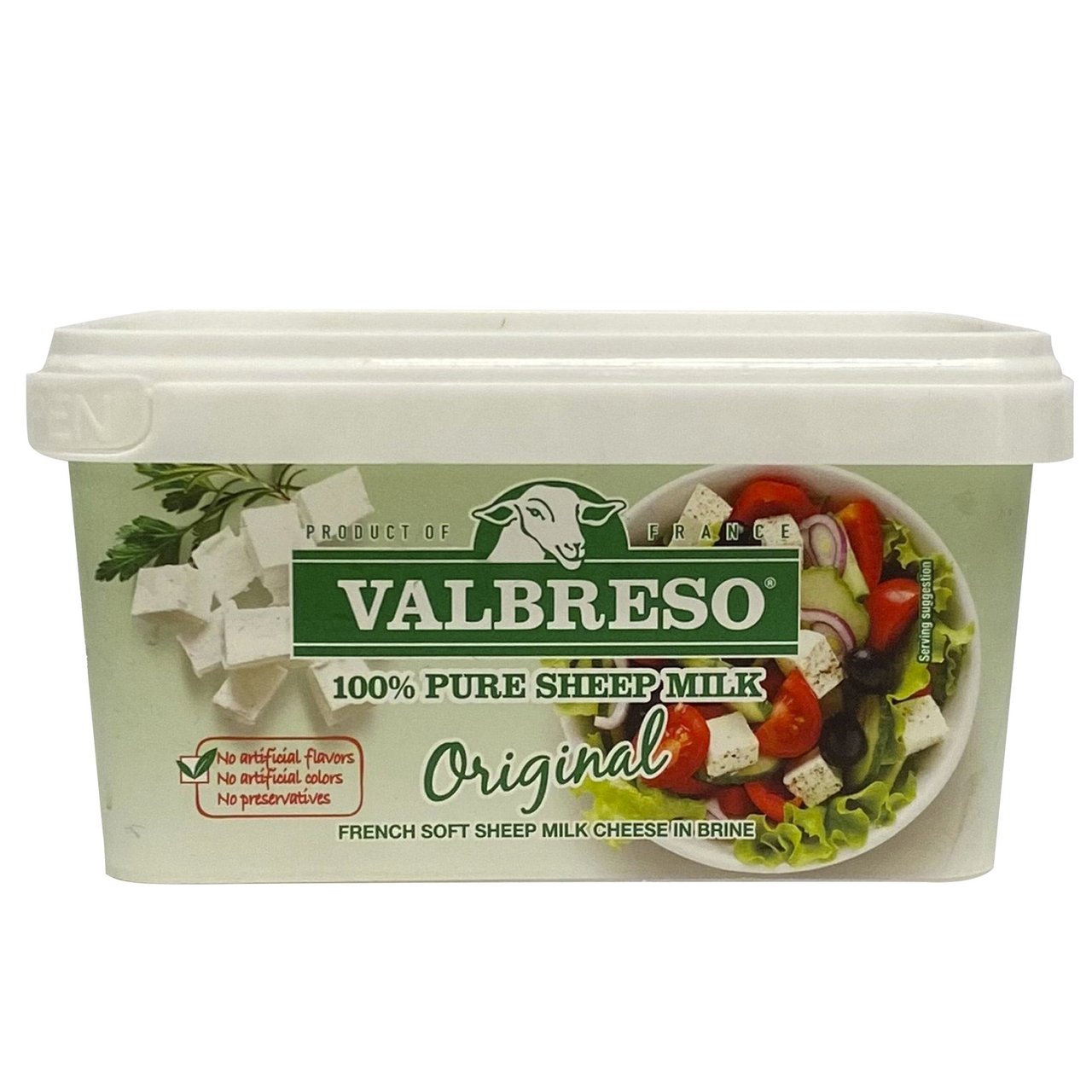 Valbreso French Feta 14 Ounces - Image 1
