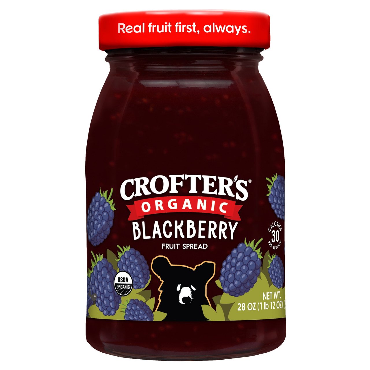 Crofter's Organic Blackberry Spread, 28 oz - Image 1