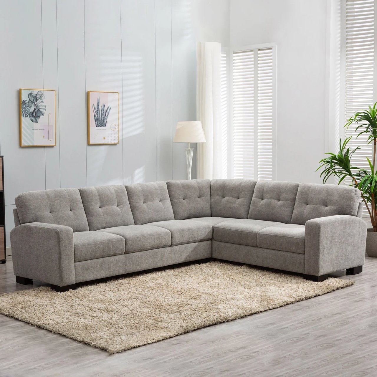 Annadale Fabric Sectional - Image 1
