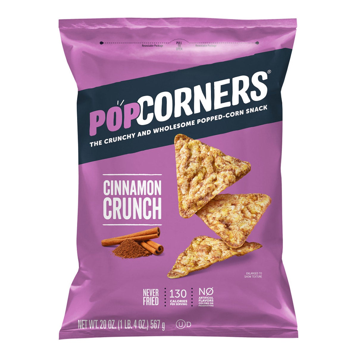 PopCorners Cinnamon Crunch 20 Ounce Bag - Image 1