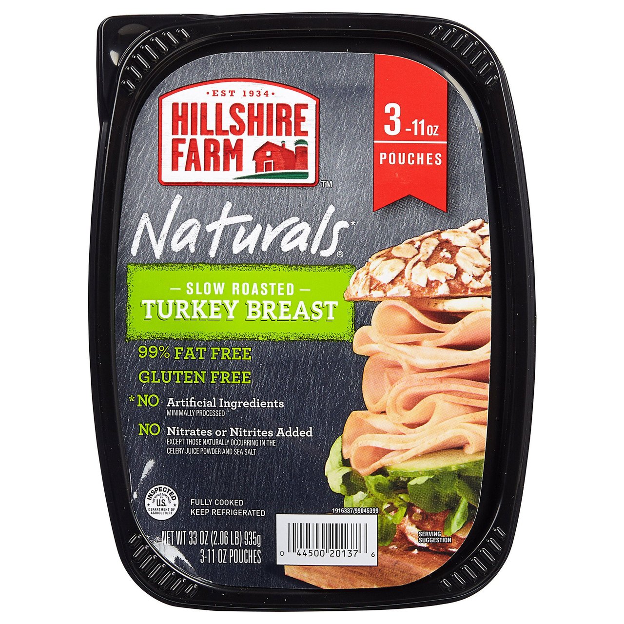 Hillshire Farm Naturals Turkey Breast 3/11 Ounce Packages - Image 1