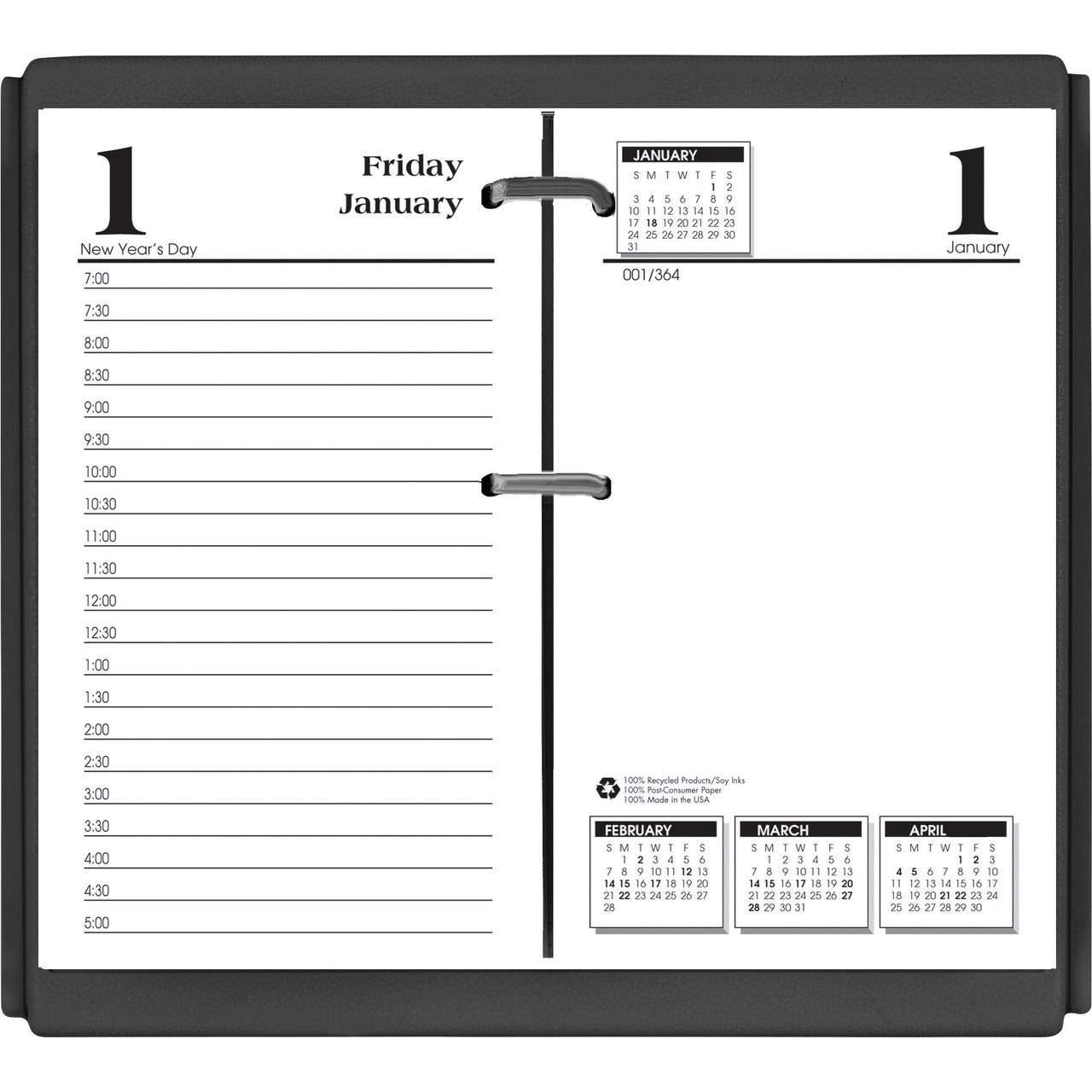 House of Doolittle Economy Daily Desk Calendar Refill HOD4717 3.5x6