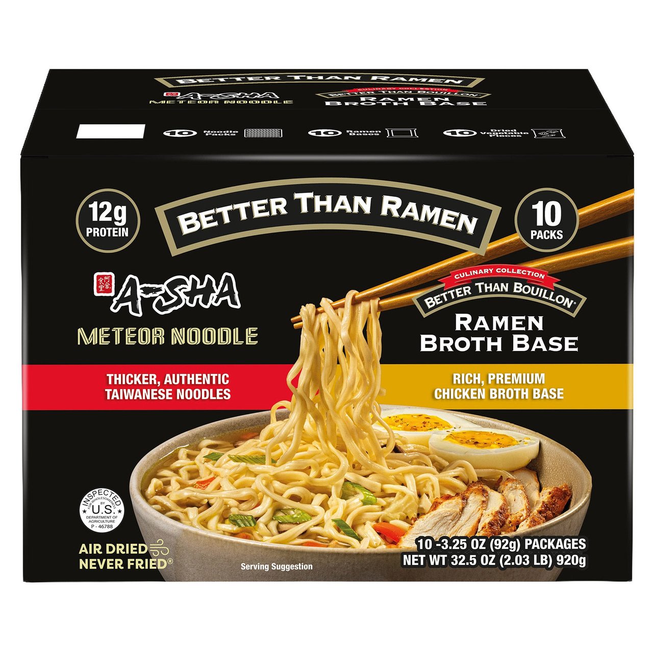 BETTER THAN RAMEN CHICKEN & TONKOTSU 10/3.25 OZ - Image 1