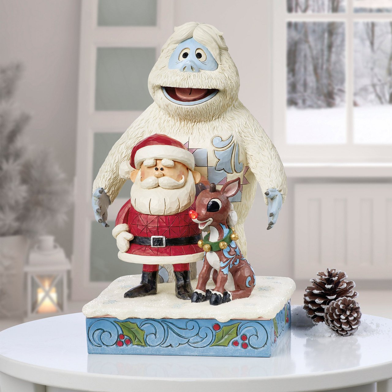 Bumble, Santa, and Rudolph by Jim Shore - Image 1