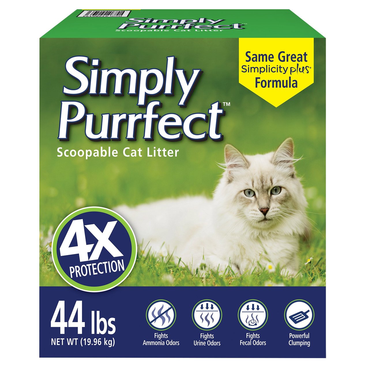 Simply Purrfect Scoopable Cat Litter 44 lbs - Image 1