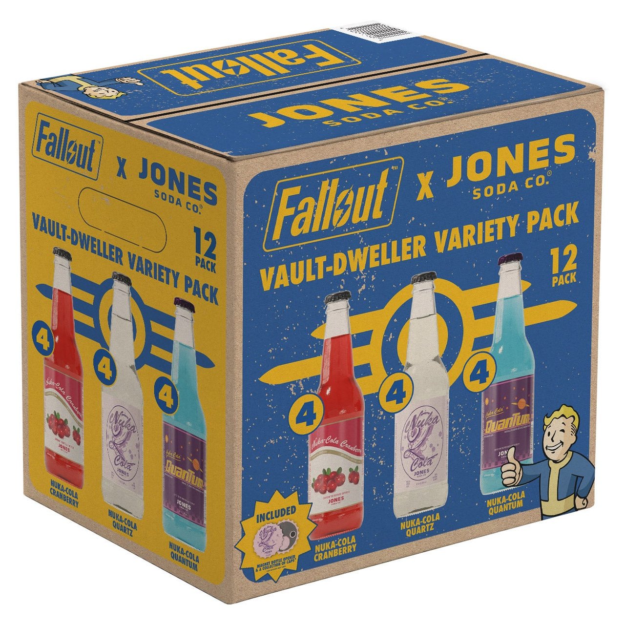 JONES SODA FALLOUT QUARTZ VARIETY PACK 12/12OZ - Image 1