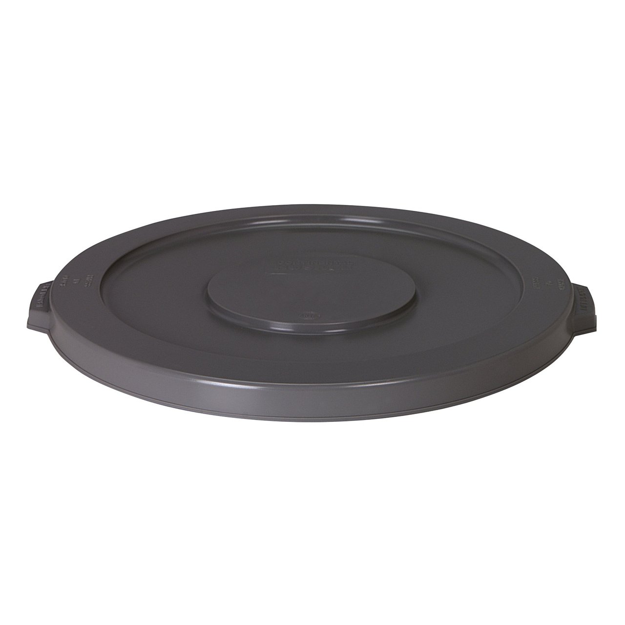 Continental Huskee Round Trash Can Lid, 32 Gallon, Gray - Image 1