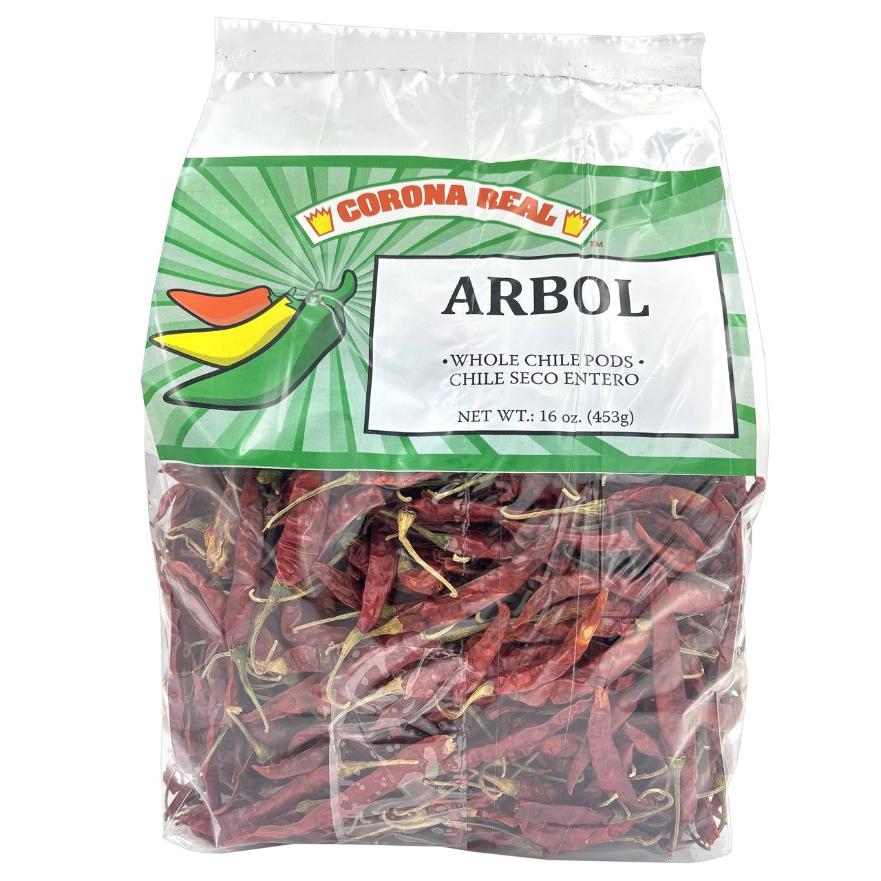 Corona Real Chile de Arbol Pods, 2/16 oz - Image 1