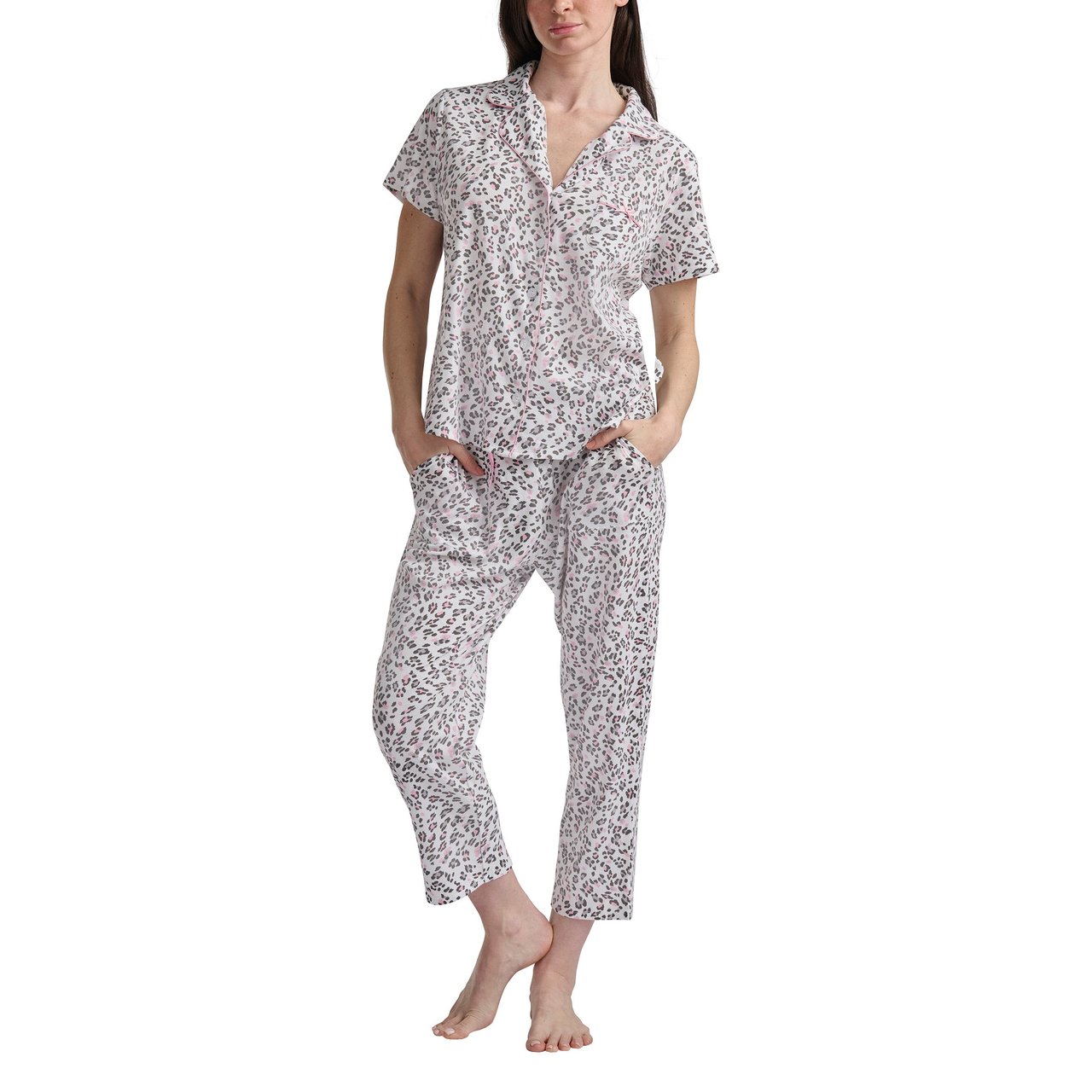 Karen Neuburger Women's Notch Collar PJ Set - Image 1