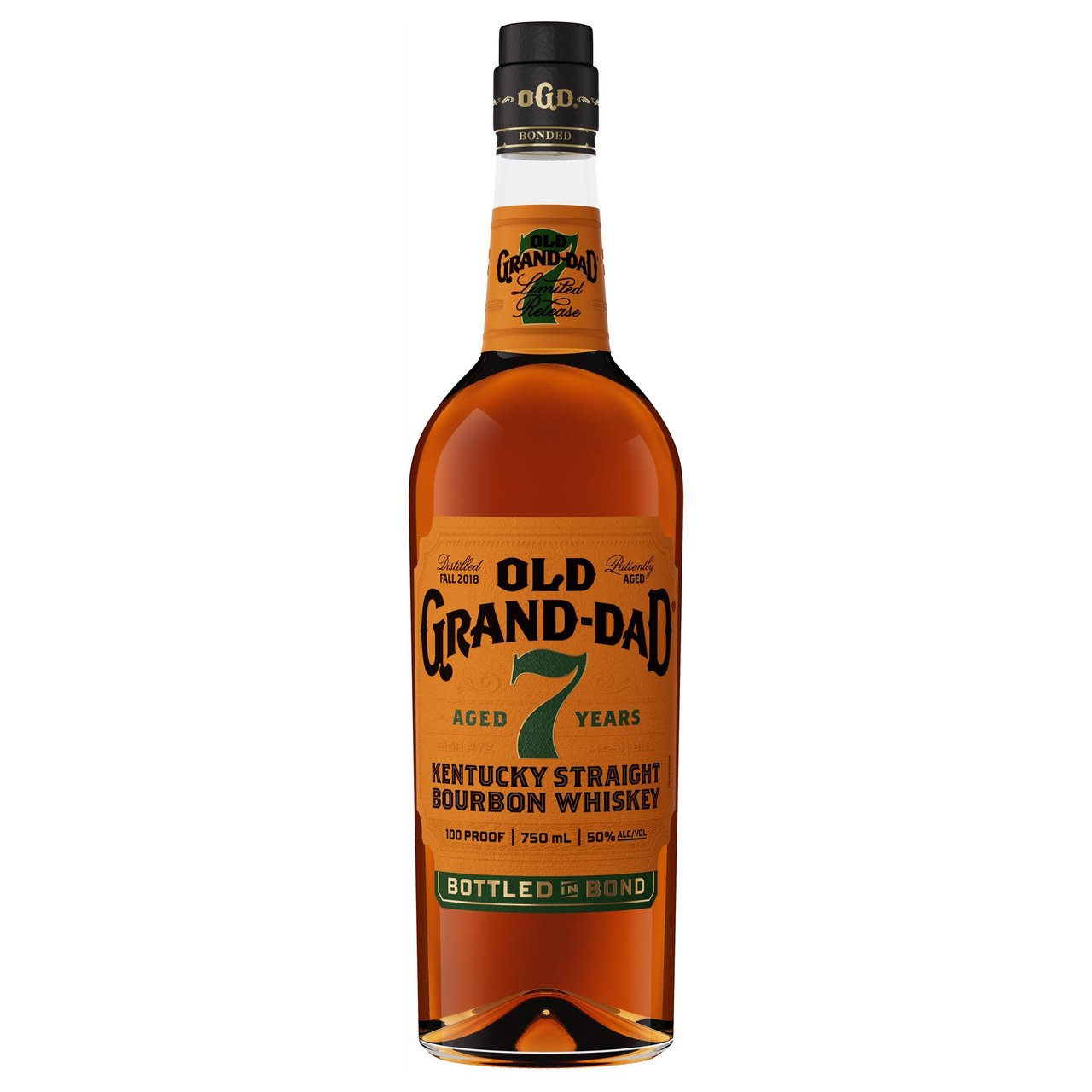 Old Grand-Dad 7 Year Bottled in Bond Kentucky Straight Bourbon Whiskey 750mL - Image 1