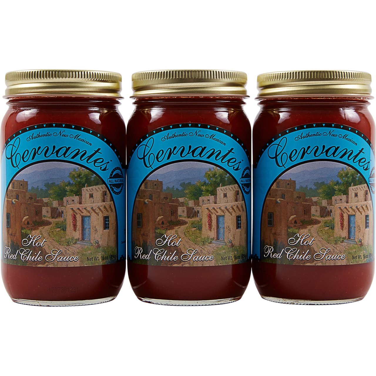 Cervantes Red Chile Sauce Made in New Mexico 3/16 oz - Image 1