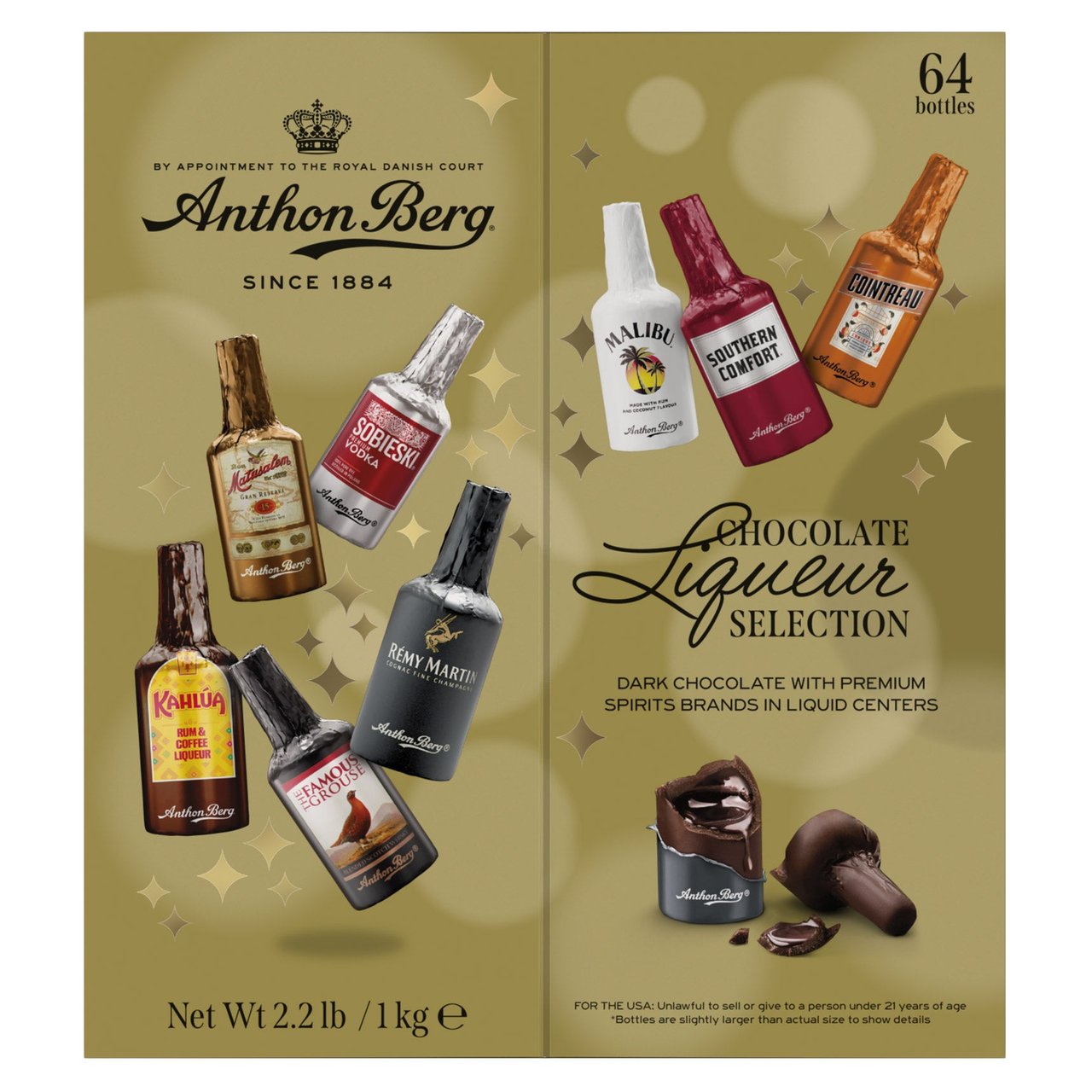 Anthon Berg Chocolate Liqueurs 35.20 Ounces - Image 1