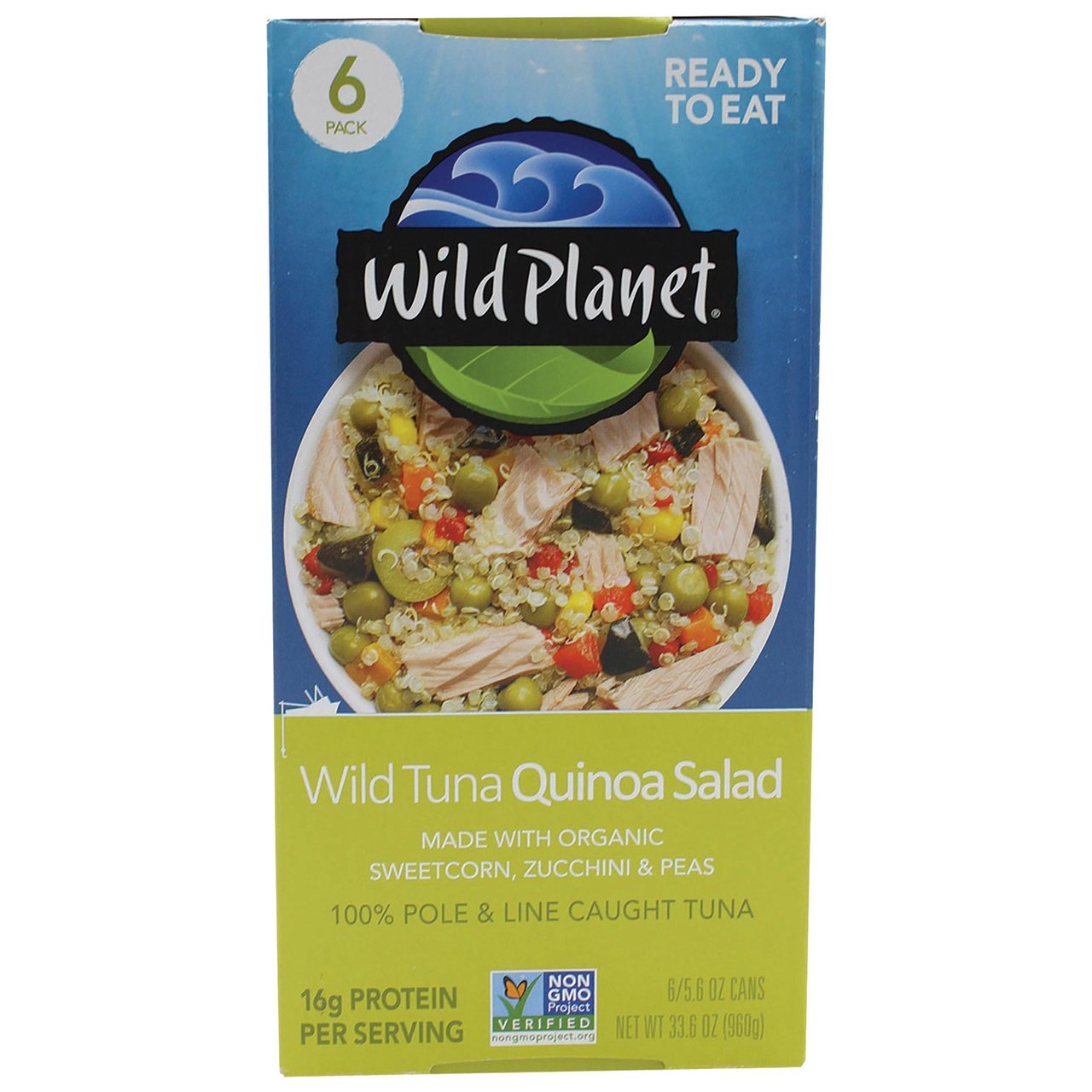 Wild Planet Tuna Quinoa Salad 6/5.6 oz (2.06 lbs)