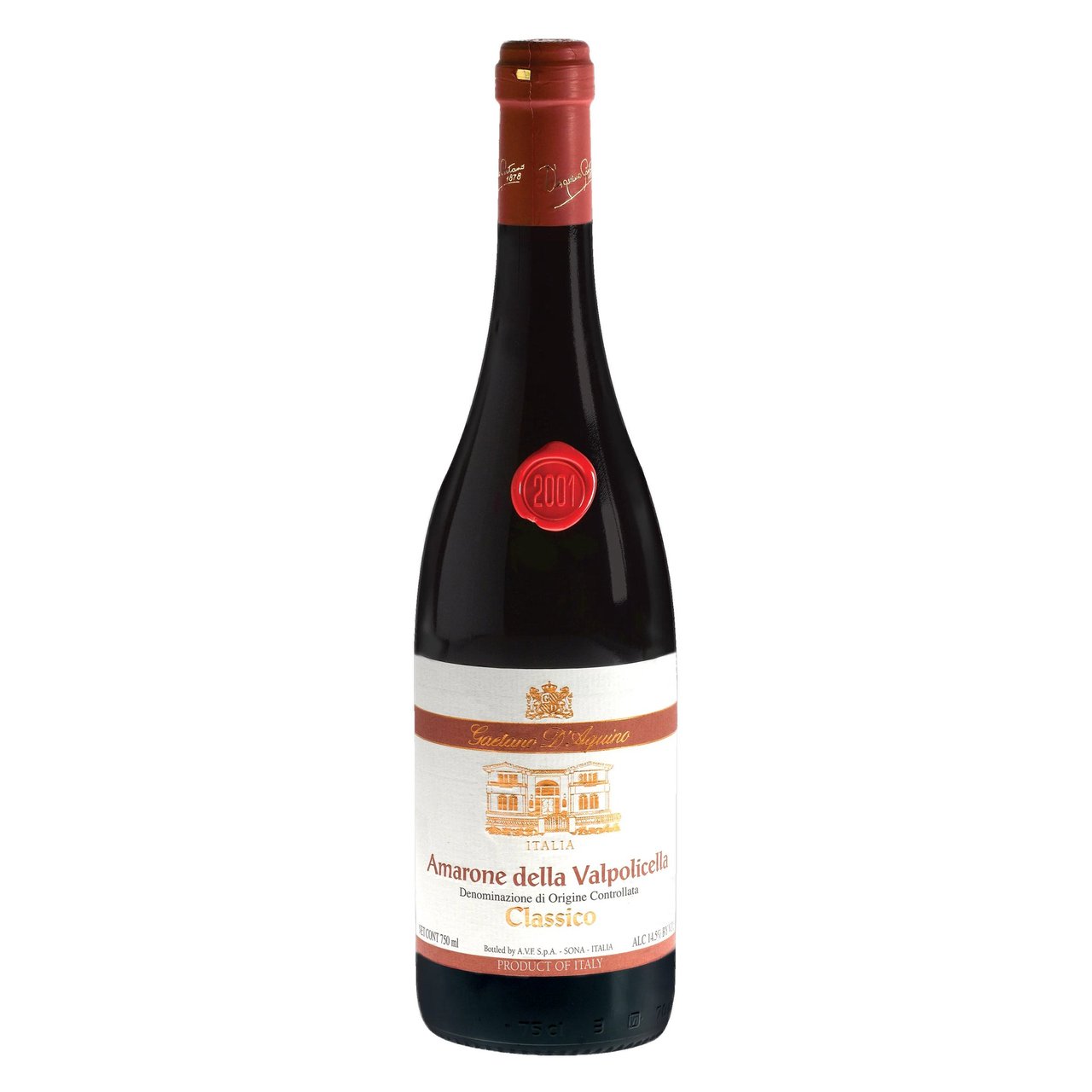 D'Aquino Amarone della Valpolicella Italy 750ML
