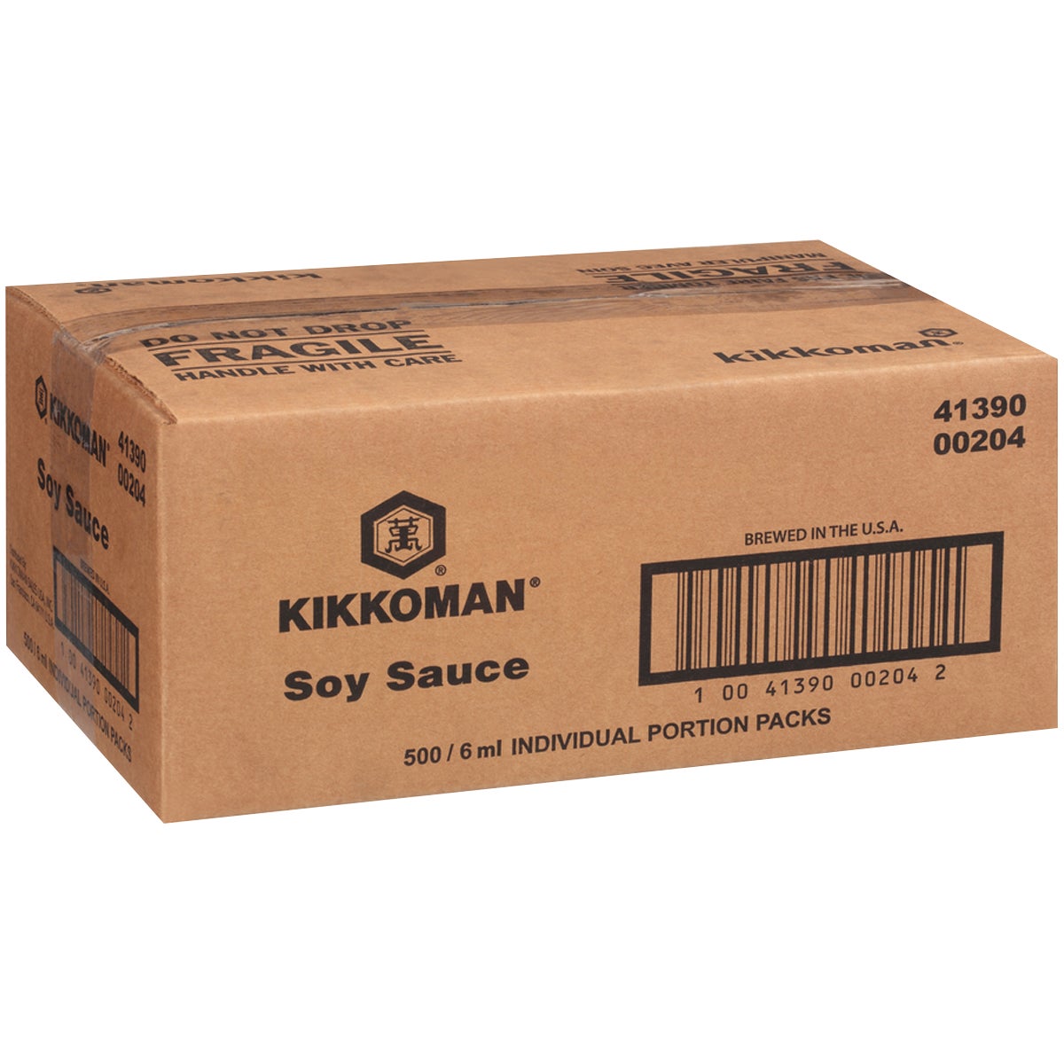 Kikkoman Soy Sauce Packets, 500 Count, 6 mL - Image 1