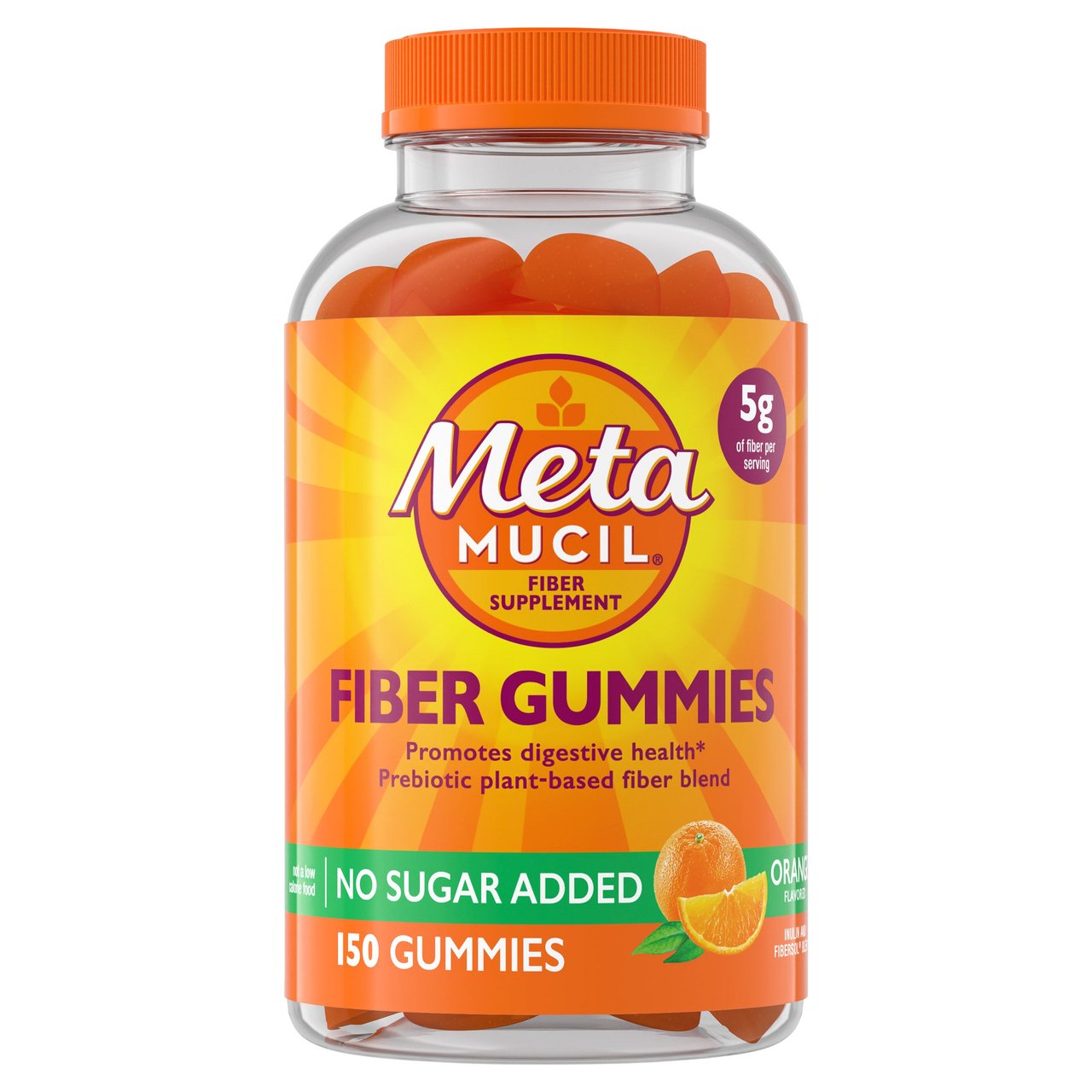 Metamucil Fiber Gummies, 150 Gummies - Image 1