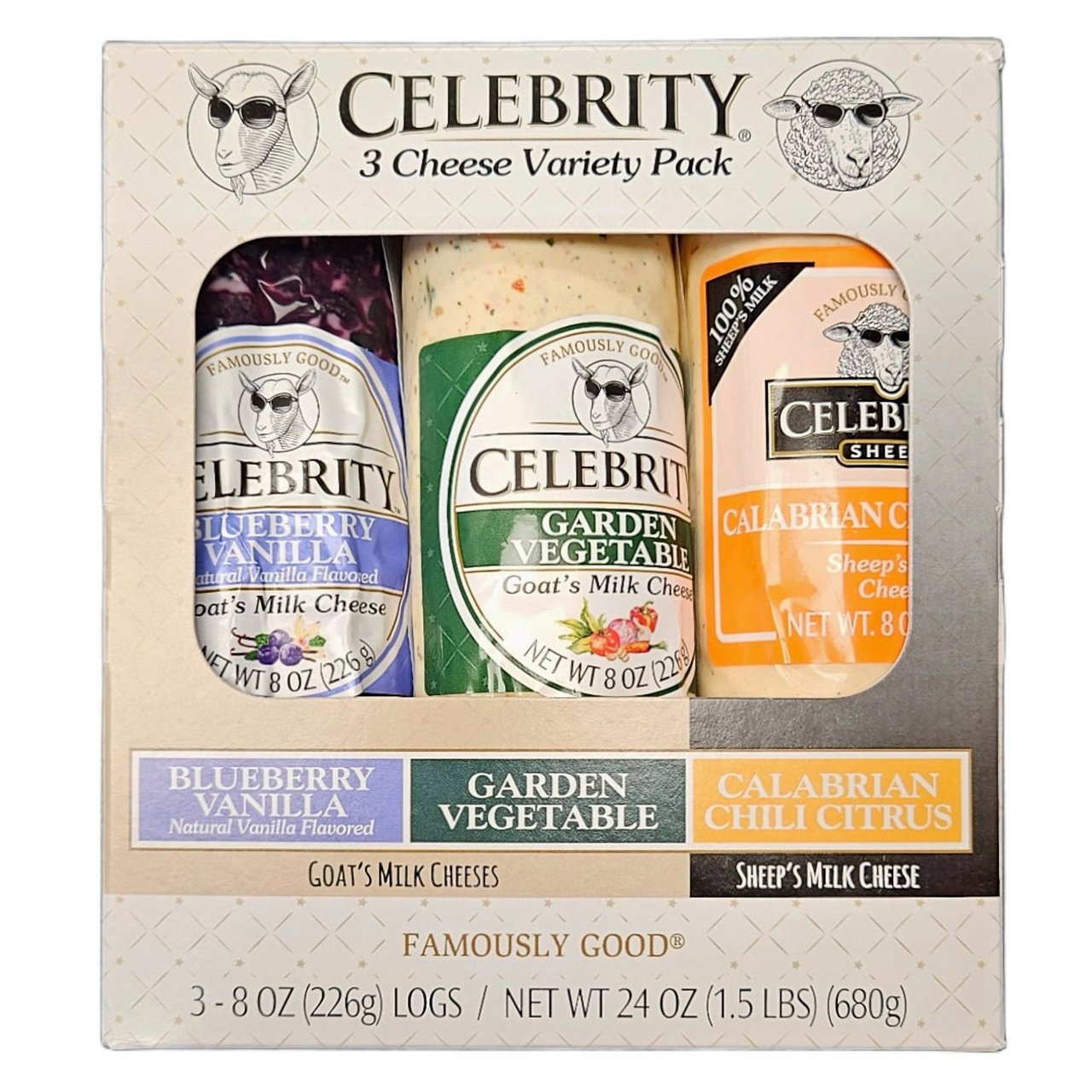 Celebrity Goat/Sheep Variety 3-Pack 8 oz - Image 1