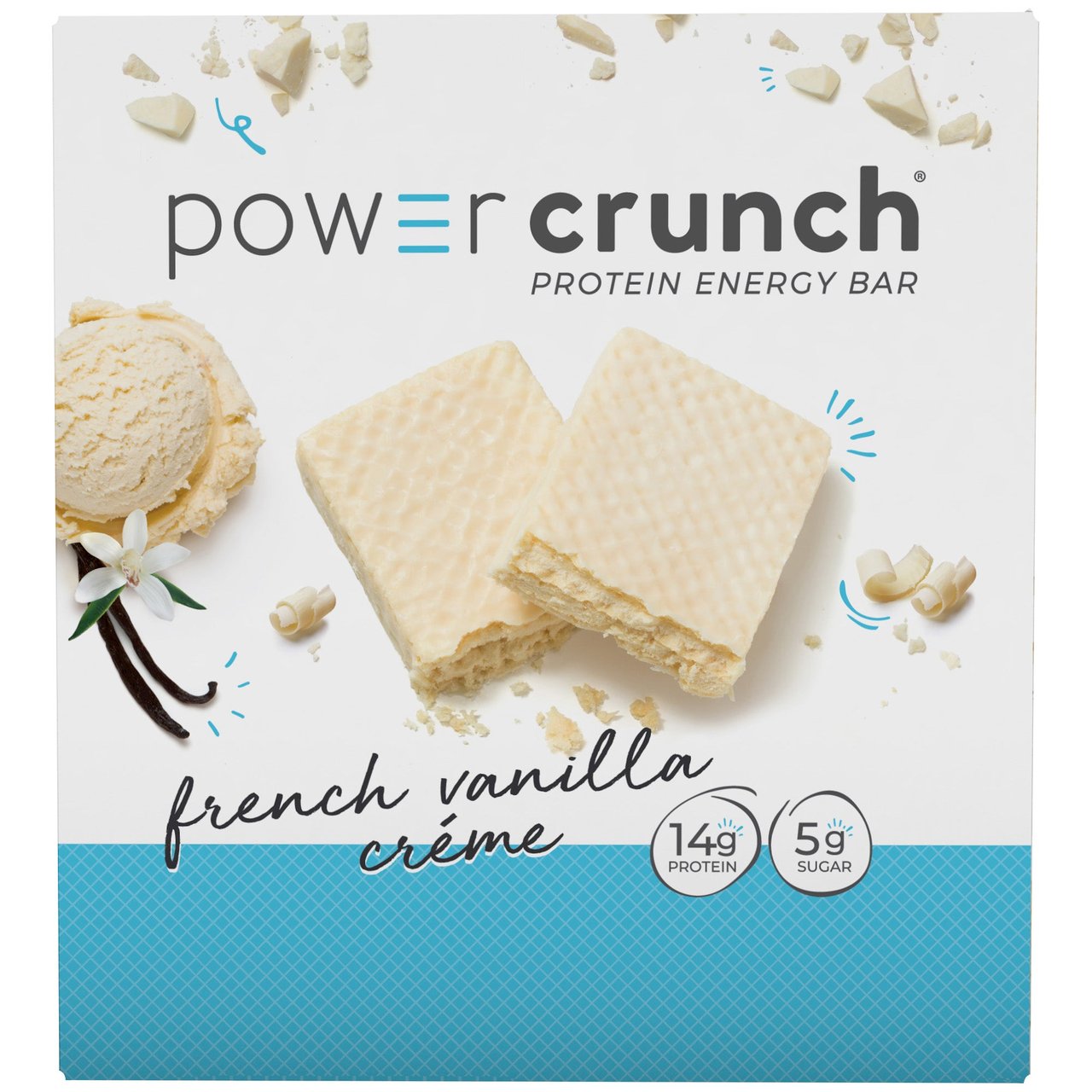 Power Crunch French Vanilla Crème Protein Energy Bar, 12-Count / 1.4 oz - Image 1