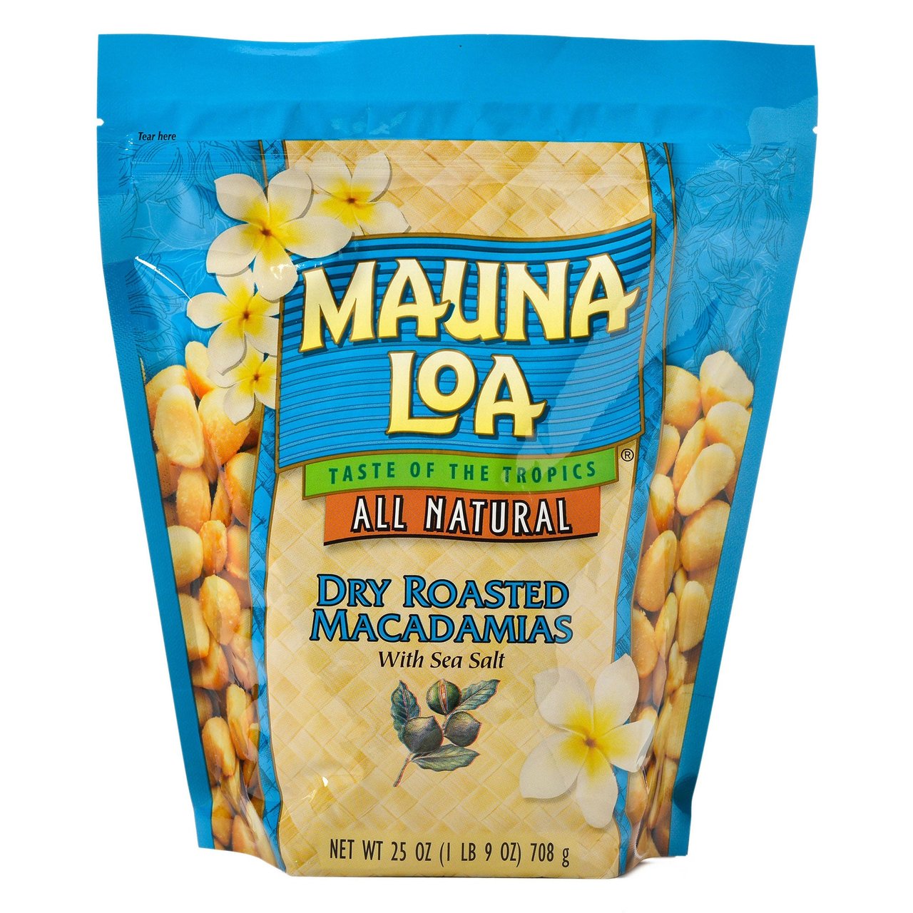 Mauna Loa Macadamias Dry Roasted & Salted 25 Ounce Bag - Image 1