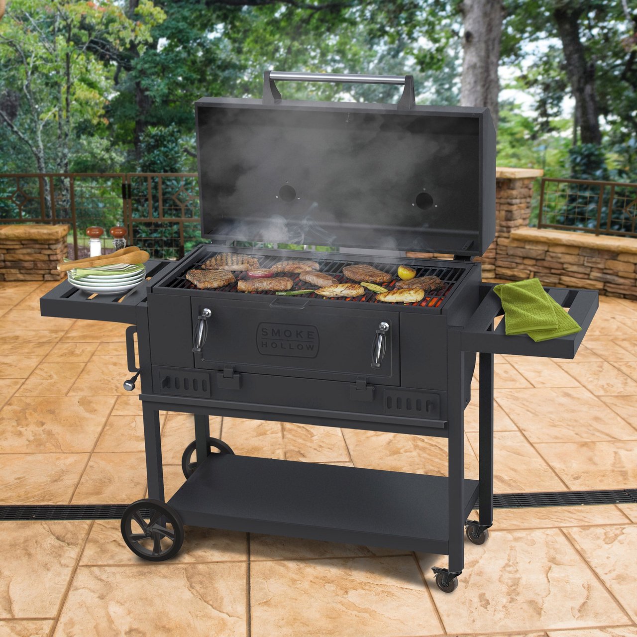 Masterbuilt Smoke Hollow 36" Premium Charcoal Grill - Image 1