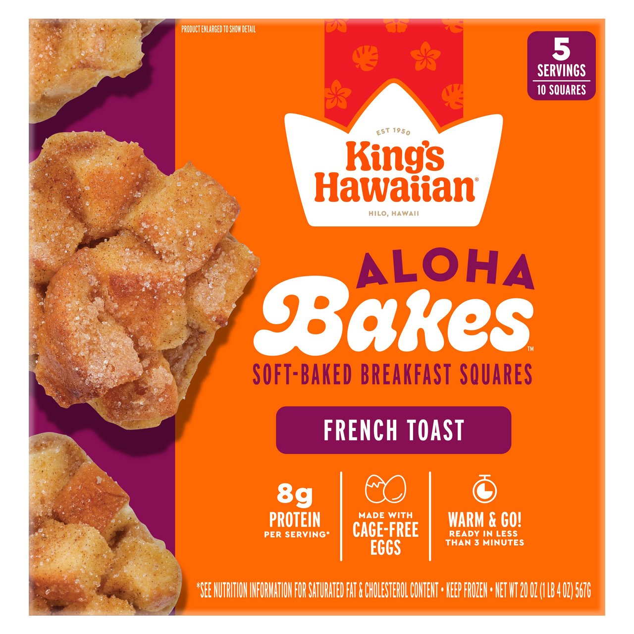 KING'S HAWAIIAN ALOHA FRENCH TOAST 20 OZ - Image 1