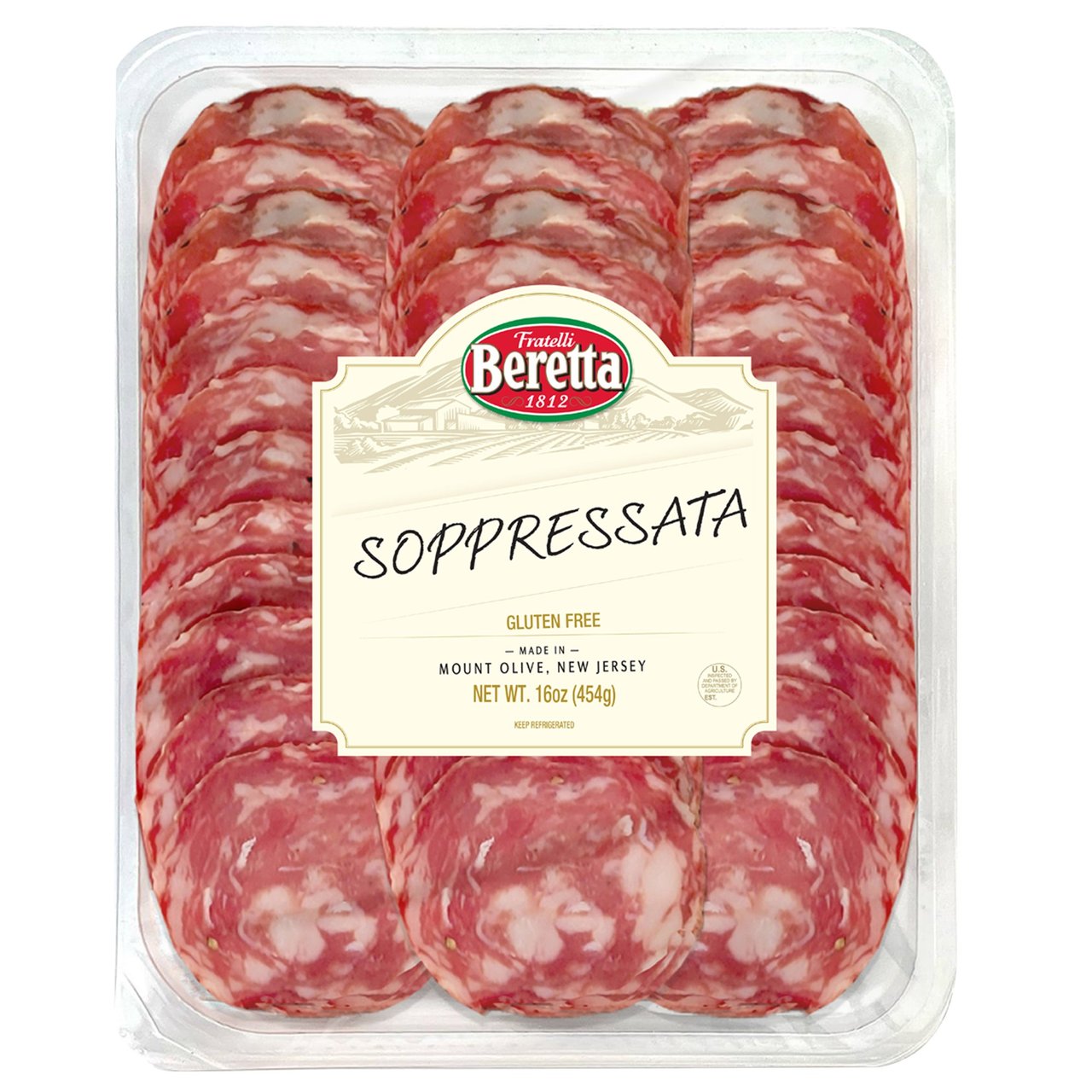 Fratelli Beretta Sliced Sopressata, 2 x 8 oz