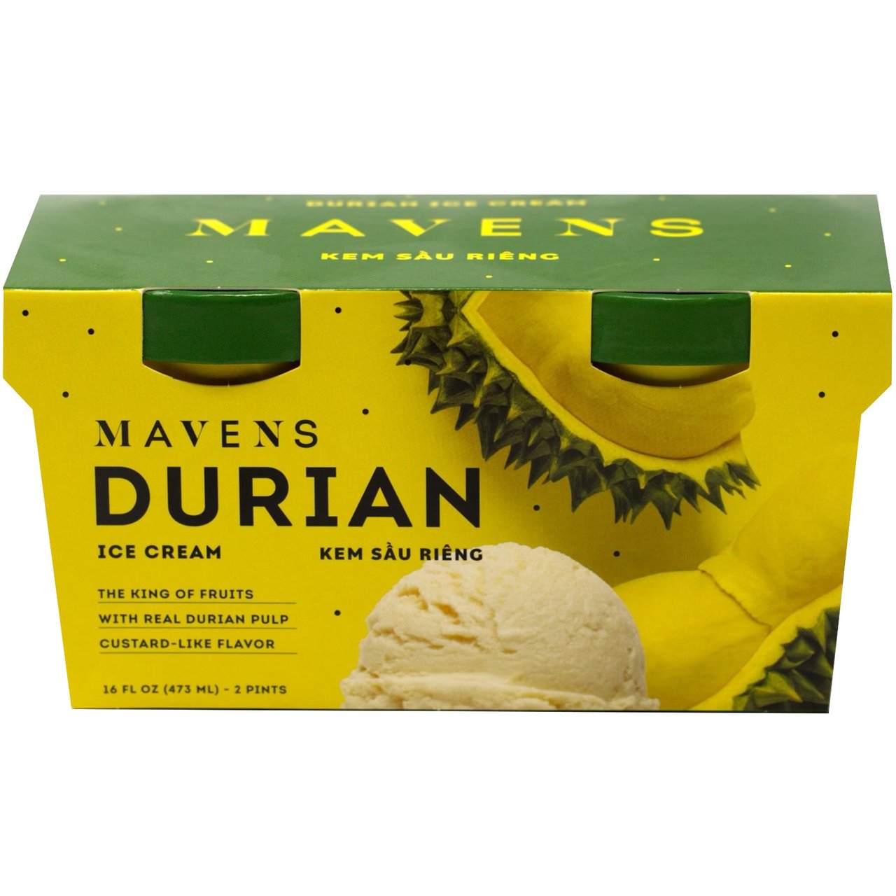 Maven's Durian Ice Cream 2/16 oz - Image 1