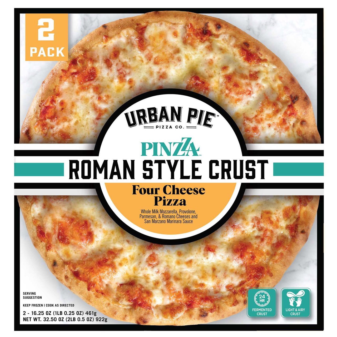 URBAN PIE PINZZA FOUR CHEESE PIZZA 2 COUNT BOX - Image 1