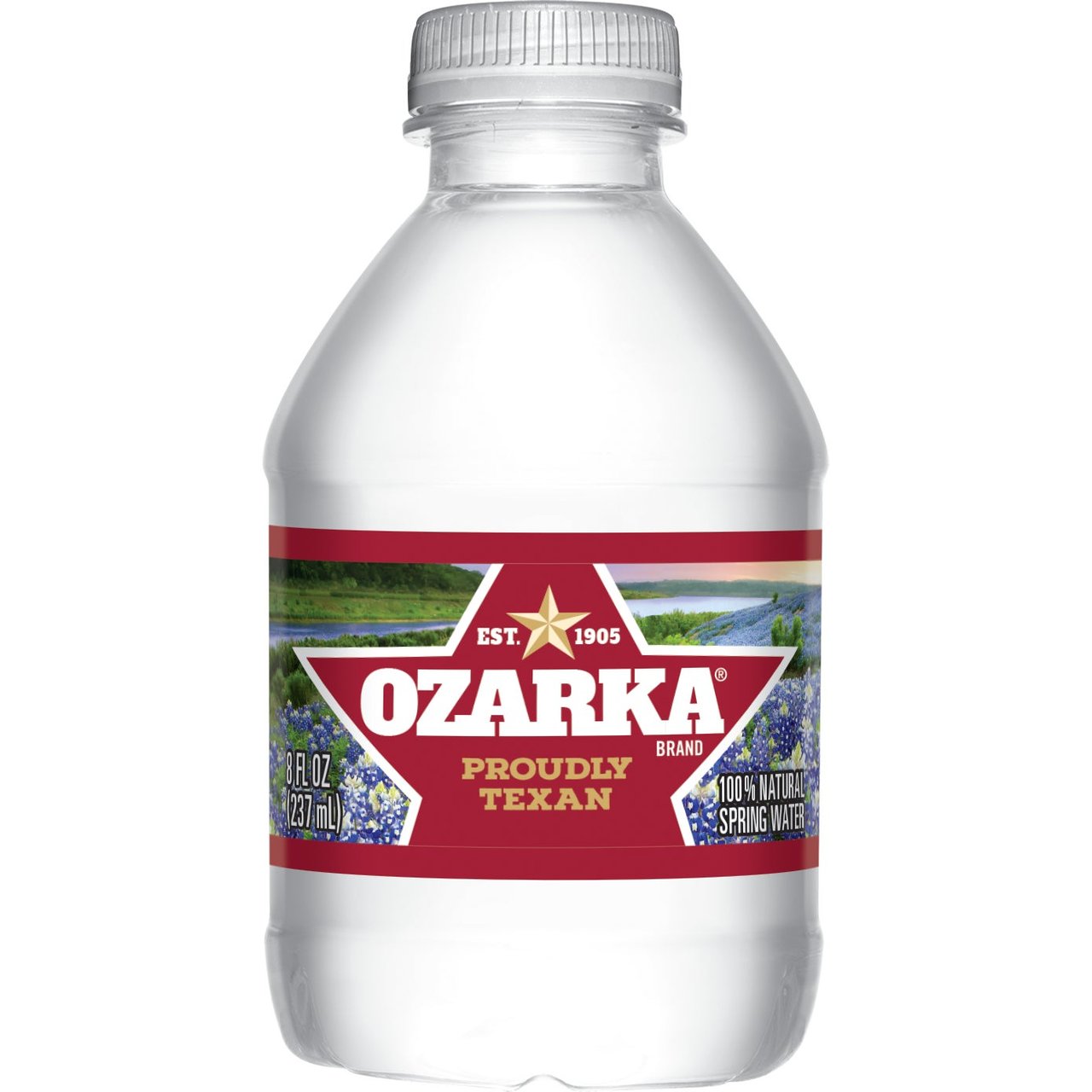 Ozarka 100% Natural Spring Water, 8 fl oz, 48 Count - Image 1