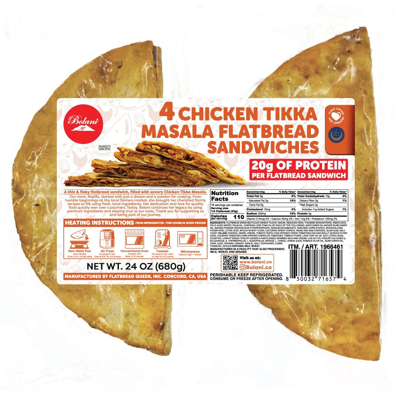 Bolani Chicken Tikka Masala 24 Ounce Package