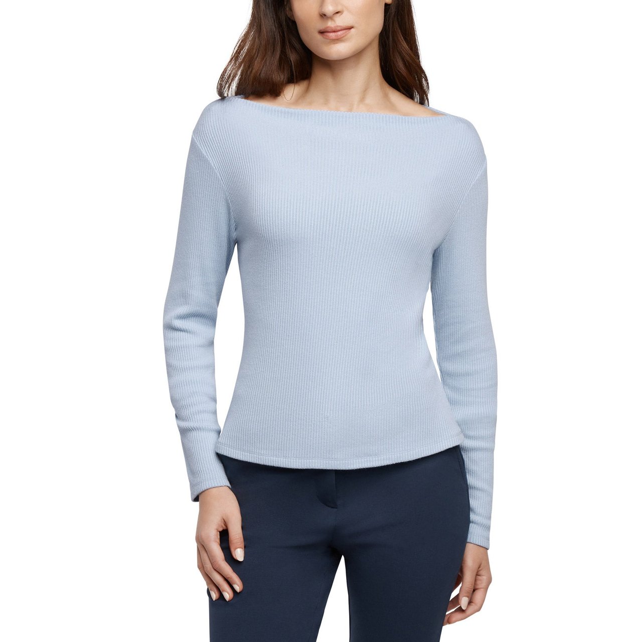 Banana Republic Women's Ribbed Long Sleeve Top - Image 1