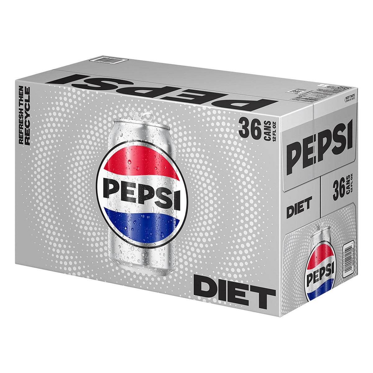 Diet Pepsi 36-Pack, 12 fl oz Cans (13.5 Quarts)